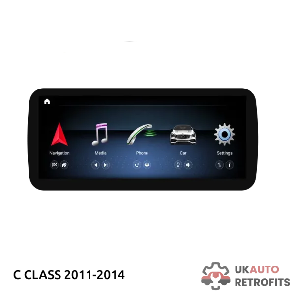 Mercedes Benz Android Screen C Class 2011-2014