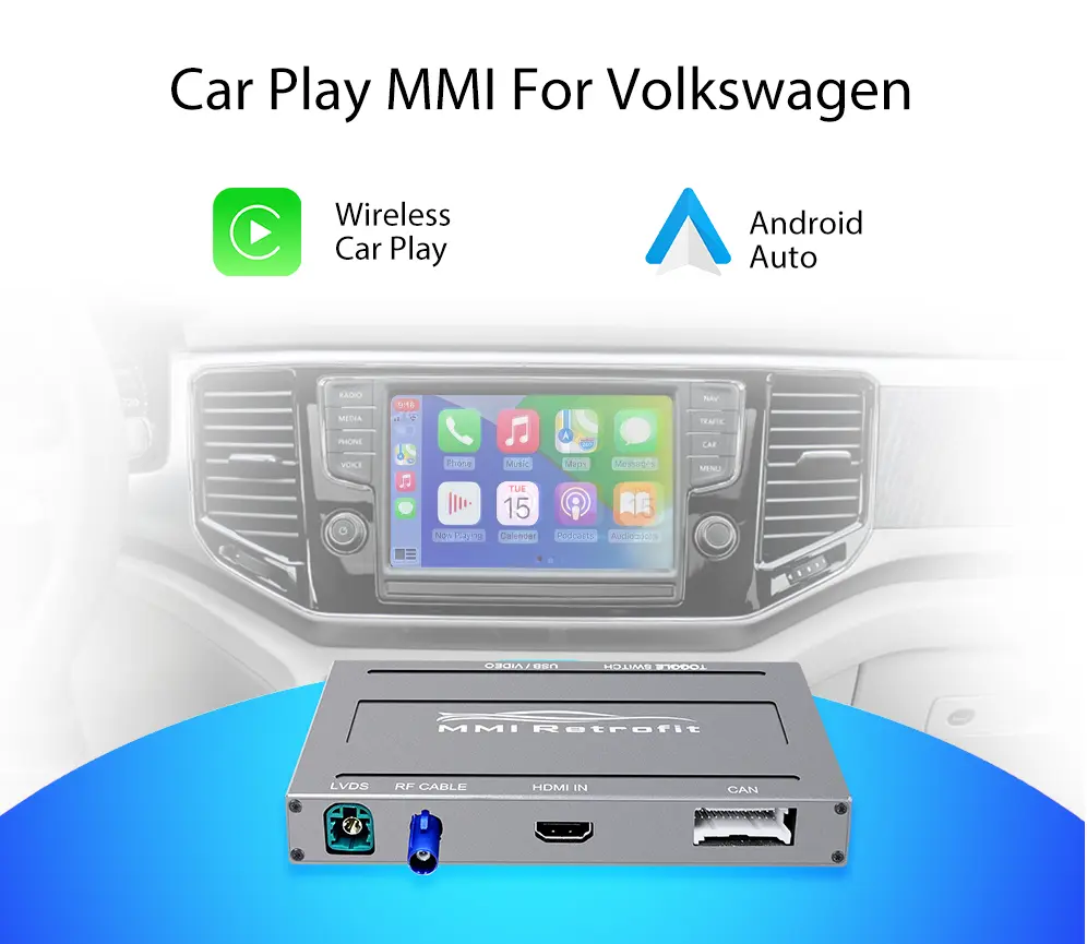 2015 VW POLO 6R Wireless apple car play retrofit with MIB1 system