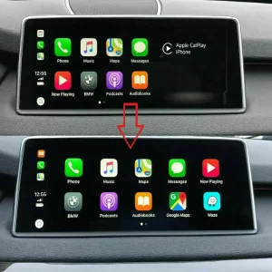 BMW Half screen Apple Carplay To full screen Apple carplay