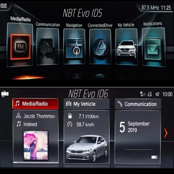 BMW IDrive EVO ID5 to ID6
