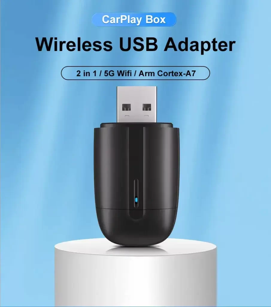 Wired to Wireless Carplay Android Auto Dongle