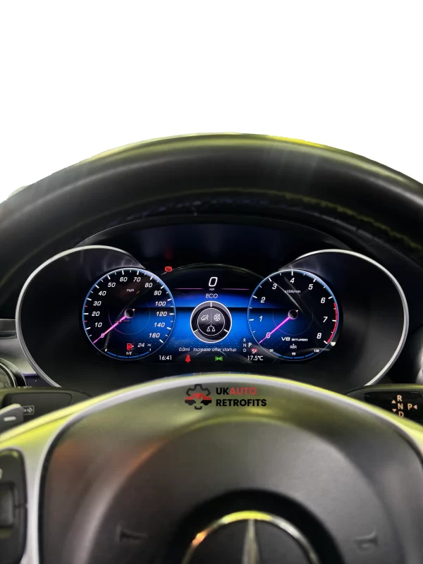 Mercedes C-Class W205 & GLC X253 Digital Cluster 2015–2022 - Image 4