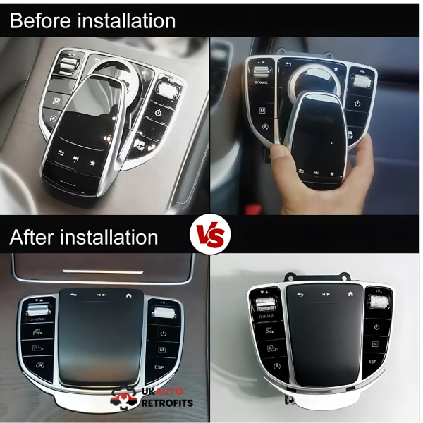 Mercedes Benz Touch Pad Before And After
