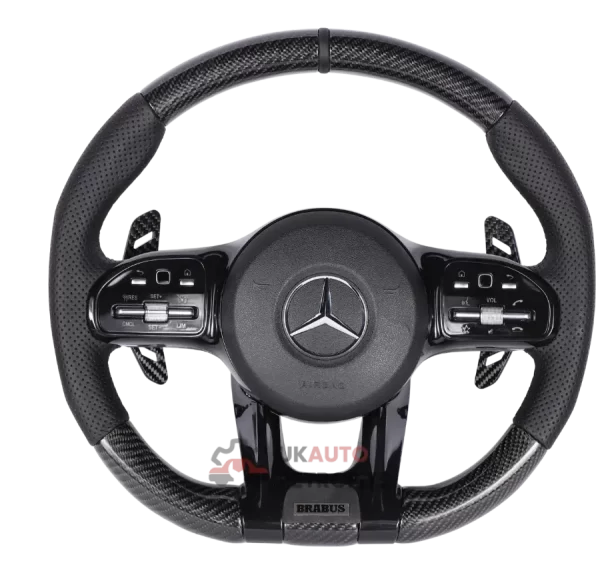 Mercedes Benz custom AMG Steering wheel dark knight edition